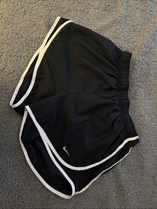 Nike Pants - Nike Women's Black Athletic Shorts with White Piping